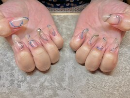 シンプルアートネイル