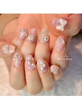 リッシュ ドゥ(RICHE deux)/冬ライブ推しピンクネイル！