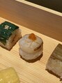 エイジングハルハル 好きな食べものは、ホタテ。（写真は京都の豆虎さんにて）