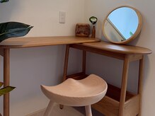 いろととき(irototoki)の雰囲気（施術後はほっと一息、メイク直しスペースもご用意しています。）