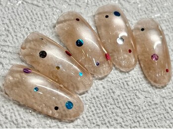 チェリーズネイル(Cherrys Nail)/カラフル ドットネイル