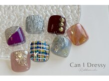 キャンアイドレッシー 六甲道店(Can I Dressy)の雰囲気（フットネイル♪エレガントデザインが豊富！）