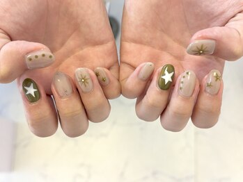 キューシーネイル 川崎(QcNail)/ミリタリー風