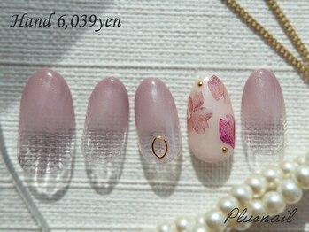 プラスネイル 銀座中央通り店(PLUS NAIL)/【3205】定額6,039円フラワー