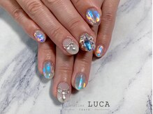ネイルアトリエルカ(nail atelier LUCA)/W-426 オーロラリゾートネイル