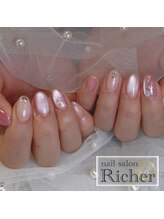 エスフィーネイルサロン リシェル(Esfy nailsalon Richer)/ジェル　桜ネイル
