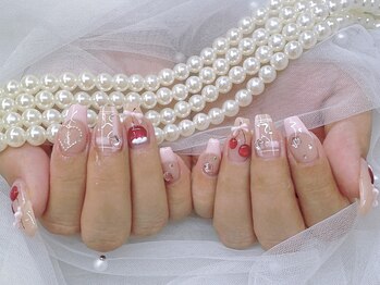 ネイル アリーズ セカンド(nail Allies 2nd)/さくらんぼネイル 春ネイル