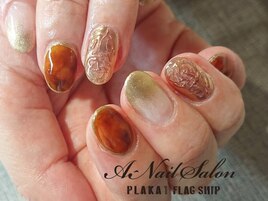 20/9/28　べっ甲×ローズ