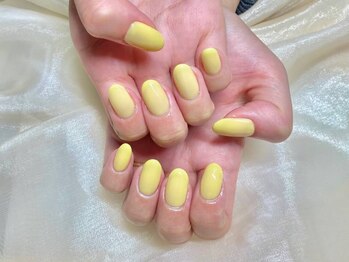 デリカ 溝の口店(DELICAT)/ワンカラーイエローネイル