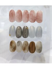 會田担当 桜・押し花ネイル