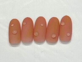 しずくオフィスピンクオレンジ