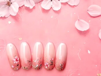 ネイルサロン&スクール ジーナ(GINA)/桜ネイル