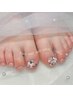《FOOT》親指アート＋ワンカラーorグラデーション￥7,500