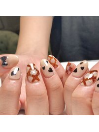 チェックネイル