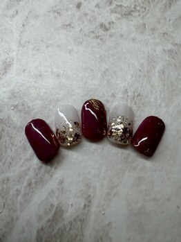 キャンアイドレッシー 前橋小相木店(Can I Dressy)/秋色ボルドーネイル☆