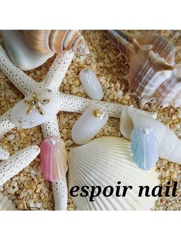 ネイルアンドアイラッシュサロン エスポアール(nail&eyelash salon espoir)/人魚の鱗ネイル 90分コース