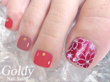 ネイルサロン ゴールディ(NAIL SALON GOLDY)/FOOT華やかコース