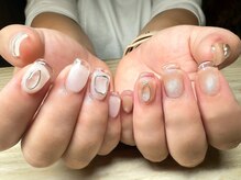 アミュリー ネイル アトリエ(Amury nail atelier)/クリア ちぐはぐ マグネット