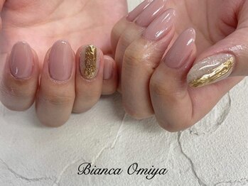 ビアンカ ネイルサロン 大宮店(Bianca)/ミラー1本アート カラー追加¥550