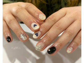 ネイルサロン ティフィン(tiffin)/~カジュアルハートネイル~