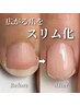 〈深爪・噛み爪〉【自爪育成＋補強コース】艶なし自爪風仕上げ　¥13500