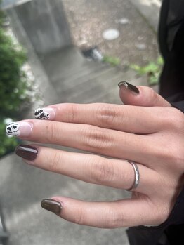 ユーヘン(uhem)の写真/大人女子へ贈る秋のシンプルネイルで、日常にさりげない華やぎを添えて☆