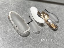 リュエル(RUELLE)/個性派 ブラック クリアネイル