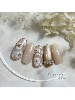 ルグランブルー(le grand bleu)/【定額B】上品フラワーデザイン