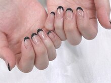 ウニ 立川(uni.)/シンプルフレンチネイル