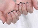 シンプルフレンチネイル