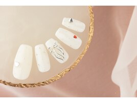 ホワイトチョコネイル