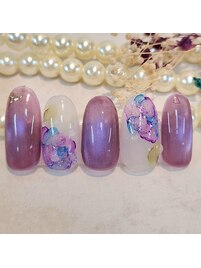 季節限定☆紫陽花アート