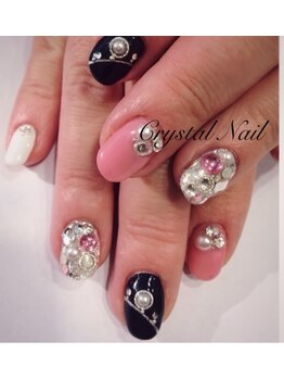 クリスタルネイル ボンベルタ橘店(CRYSTAL NAIL)/ストーンネイル