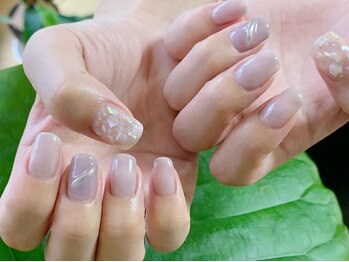 くすみパープル