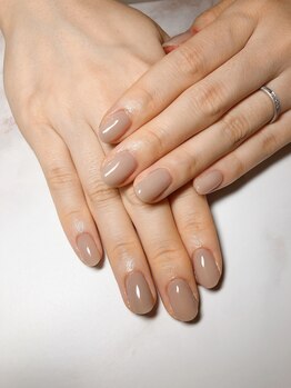 アリラリ ネイル(arirari nail)/おすすめグレージュワンカラー☆