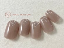 ネイルメゾン 梅田(NAIL MAISON)/オフィスベージュラメグラ