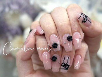 カメリア(Camelia)の写真/【池袋駅3分】究極の"好きなもの"がぎゅっと詰まったNailに♪オフィスでも似合う×トレンドもお任せ下さい!