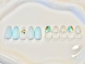 押し花ネイル♪