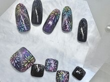 ハンド・フットお揃いデザインもできます◎