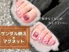 《特別価格》【フットネイル】秋色コーデにぴったり！派手かわマグネット