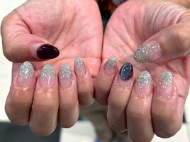 フラッシュグラデ逆フレンチ