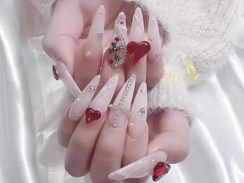 ユミ(U mi)の写真/【自店オフ無料】最旬トレンドデザインが豊富!可愛いパーツも多数ご用意!見るたびにときめく理想の指先に♪