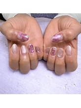 エムズネイル(M’s NAIL)/水彩フラワー☆