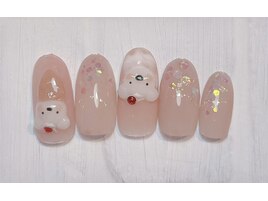 熊アイスクリームネイル