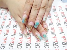 ネイル リッチ(Nail Rich)/クリア感あるスカルプ☆