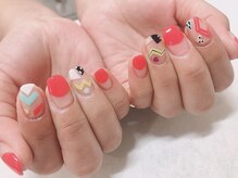 リッチネイル(Rich Nail)/幾何学模様ネイル