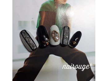 ネイル―ジュ 札幌大通店(nairouge*)/秋冬☆パイソン柄ネイル♪