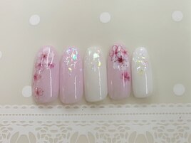 NEW☆桜ネイル