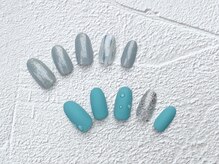 アイミーモア 国立店(aimer more)/雨の雫ネイル