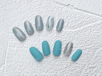 アイミーモア 国立店(aimer more)/雨の雫ネイル